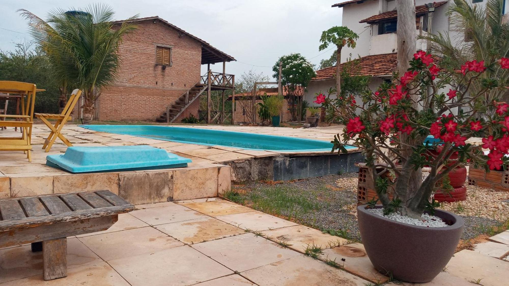 Camping E Pousada Tres Lagoas Hotell Luis Correia Eksteriør bilde