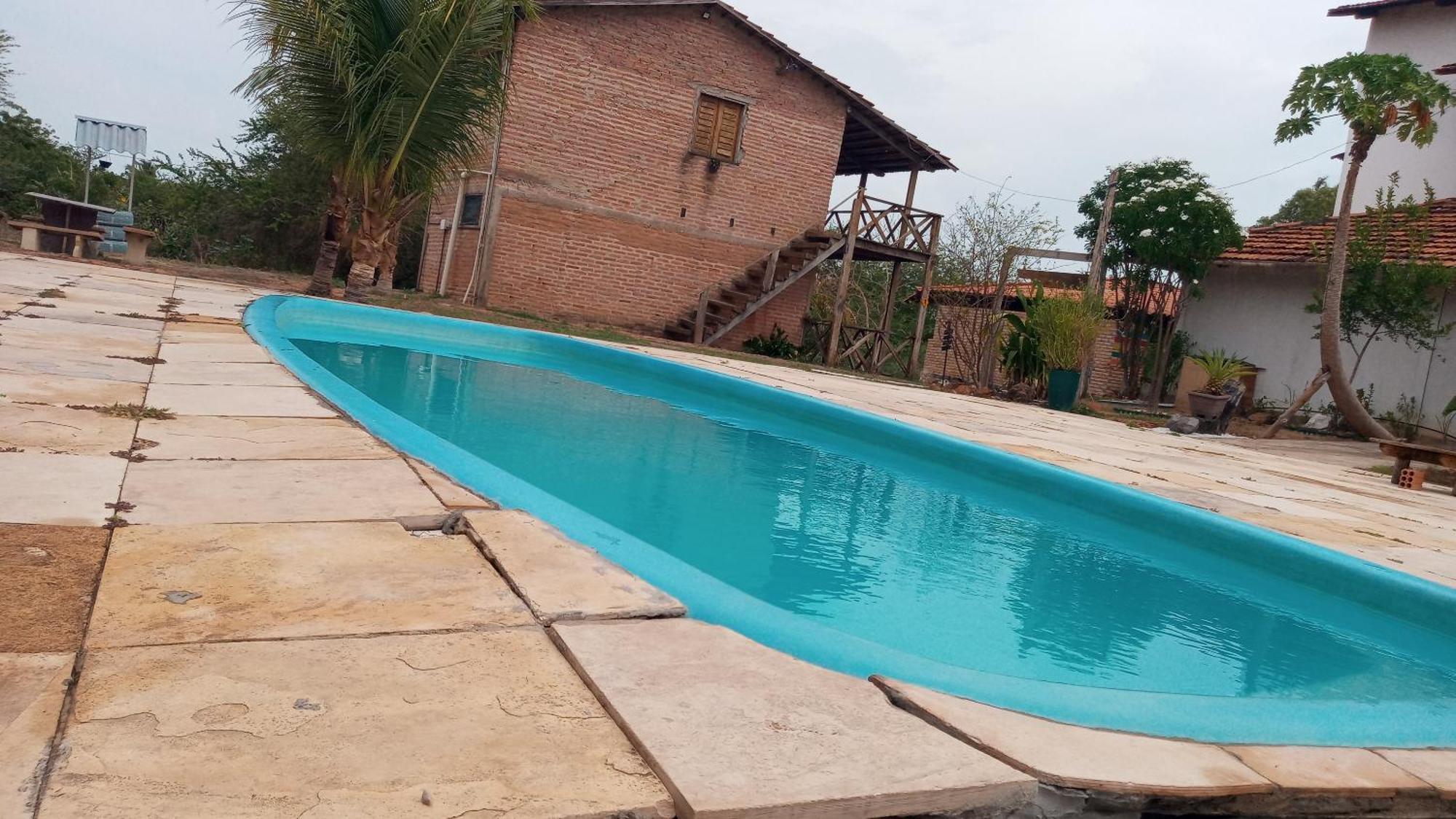 Camping E Pousada Tres Lagoas Hotell Luis Correia Eksteriør bilde